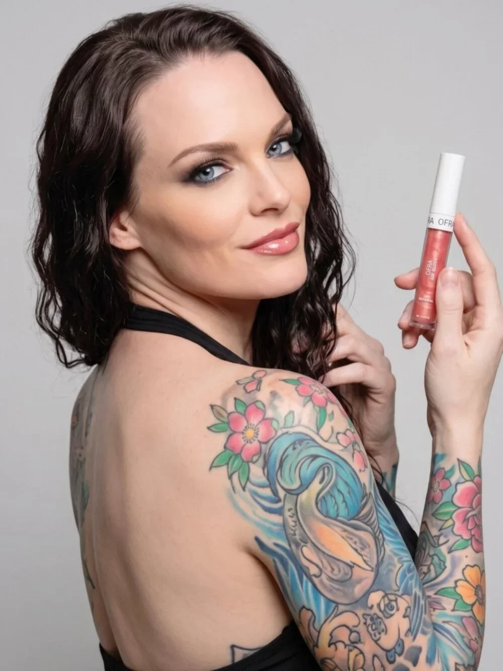 OFRA ✦ Lip Gloss Natural ✦ Shimmery Hydrating Coral-Pink Lightweight Formula NWT